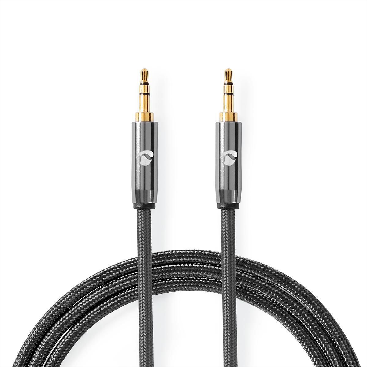 Nedis 3.5mm Verbindungskabel ST / ST, grau, 2 m