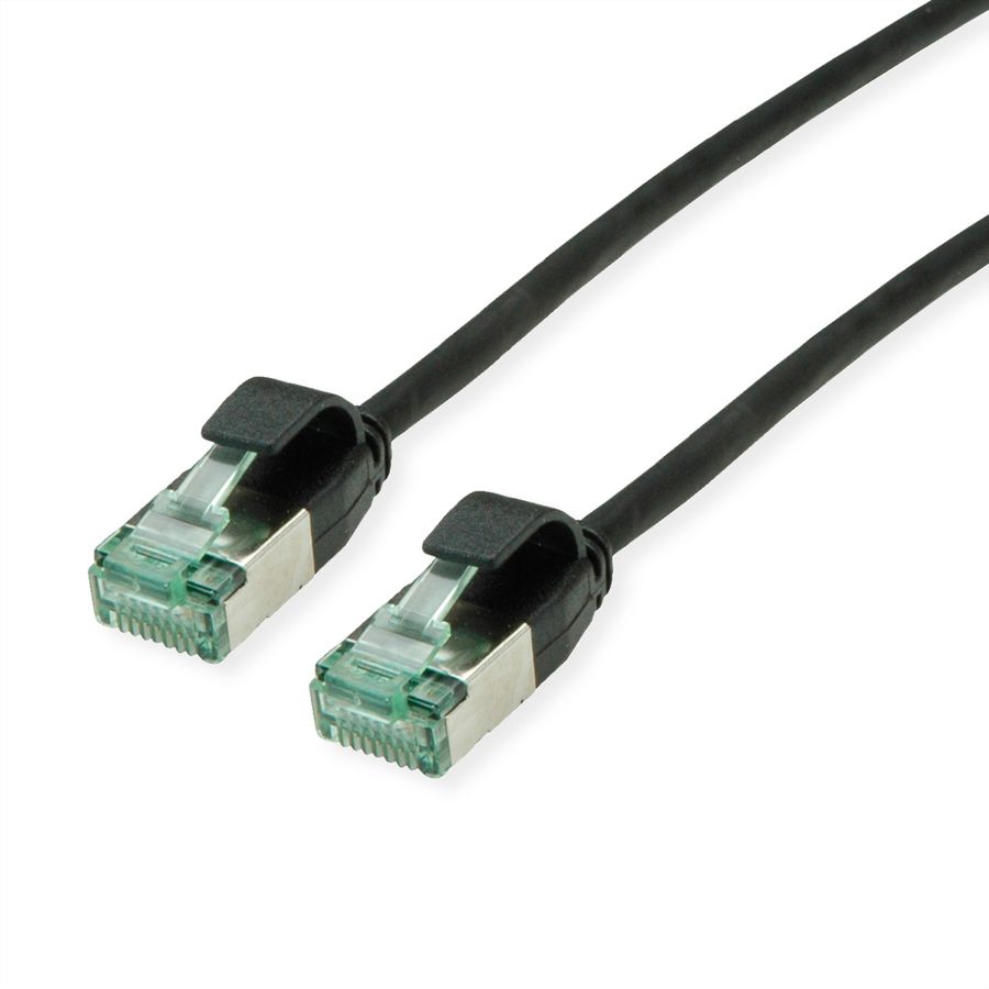 ROLINE RM Cordon DataCenter U/FTP Cat.6A (Classe EA), slim, noir, 2 m