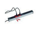 BACHMANN Steckdosenleiste 19" 1HE 12x C13 Buchse, Schutzkontakt-Stecker