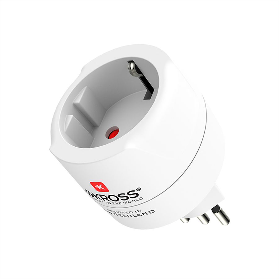 Skross Europe to Switzerland + Italy + Brazil Reiseadapter
