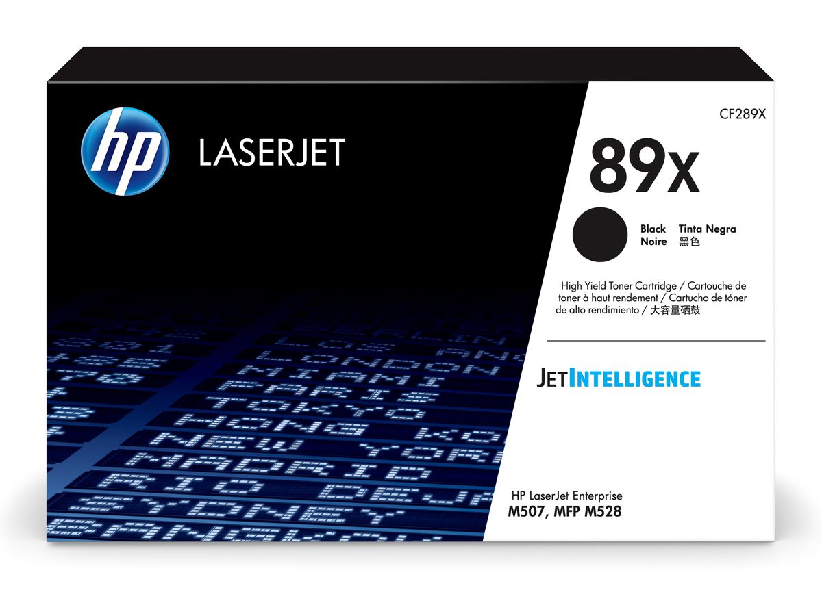 HP Toner noir LaserJet 89X authentique grande capacité