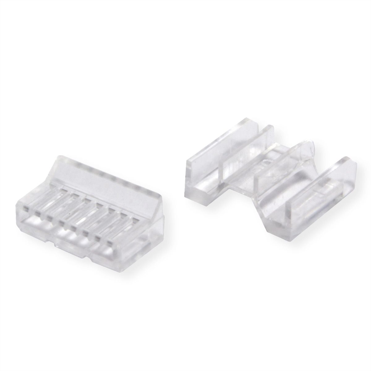 ROLINE Connecteur modulaire blindé RJ-45 Cat.6A (Classe EA), pour câble solide/tresse, 10 unités