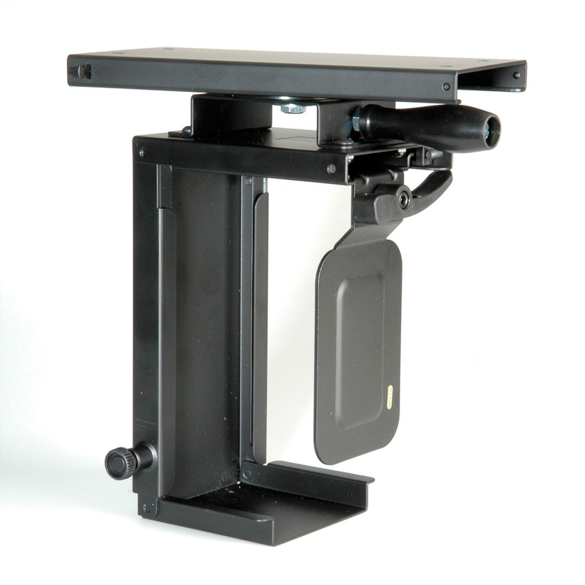 ROLINE Mini-PC-Halterung ausziehbar, drehbar, schwarz, bis 10 kg