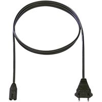 BACHMANN Câble 2x0,75 1,5m noir, H03VVH2-F non emballé