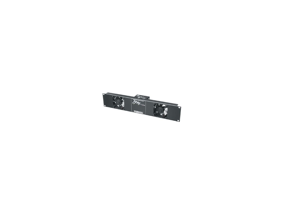 Middle Atlantic Products IUQFP-2 équipement de refroidissement en rack Noir 2U