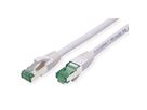 ROLINE RM Patchkabel Cat.6A S/FTP (PiMF), weiß, 2 m