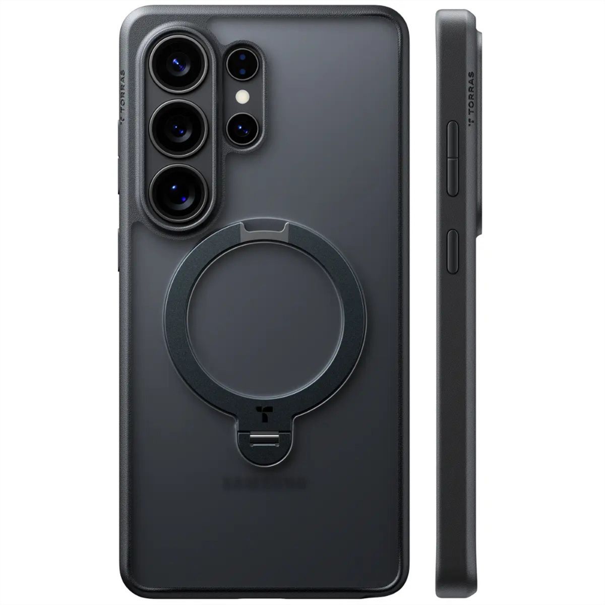 Torras Ostand 360° Spin Case, Galaxy S26 Ultra, noir