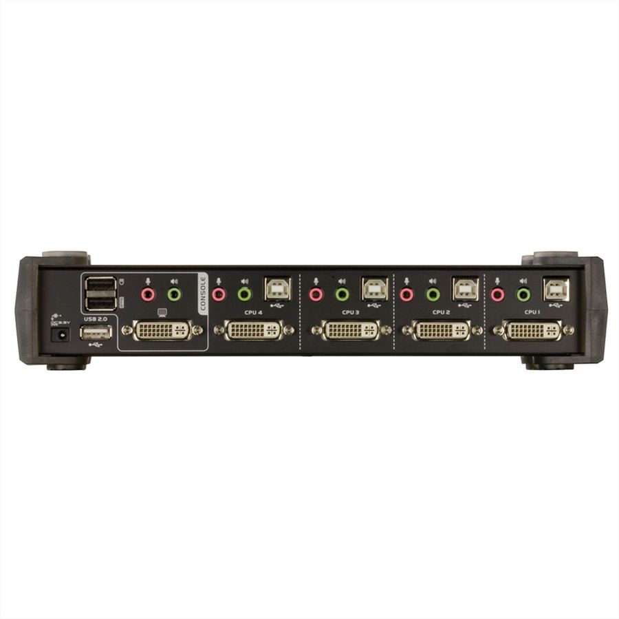 ATEN CS1764A Switch KVM DVI, USB, Audio, Hub USB, 4 ports
