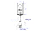BACHMANN ELEVATOR 1xCEE7/3 1xHDMI 1xCAT6A 90° 0,5m GST18