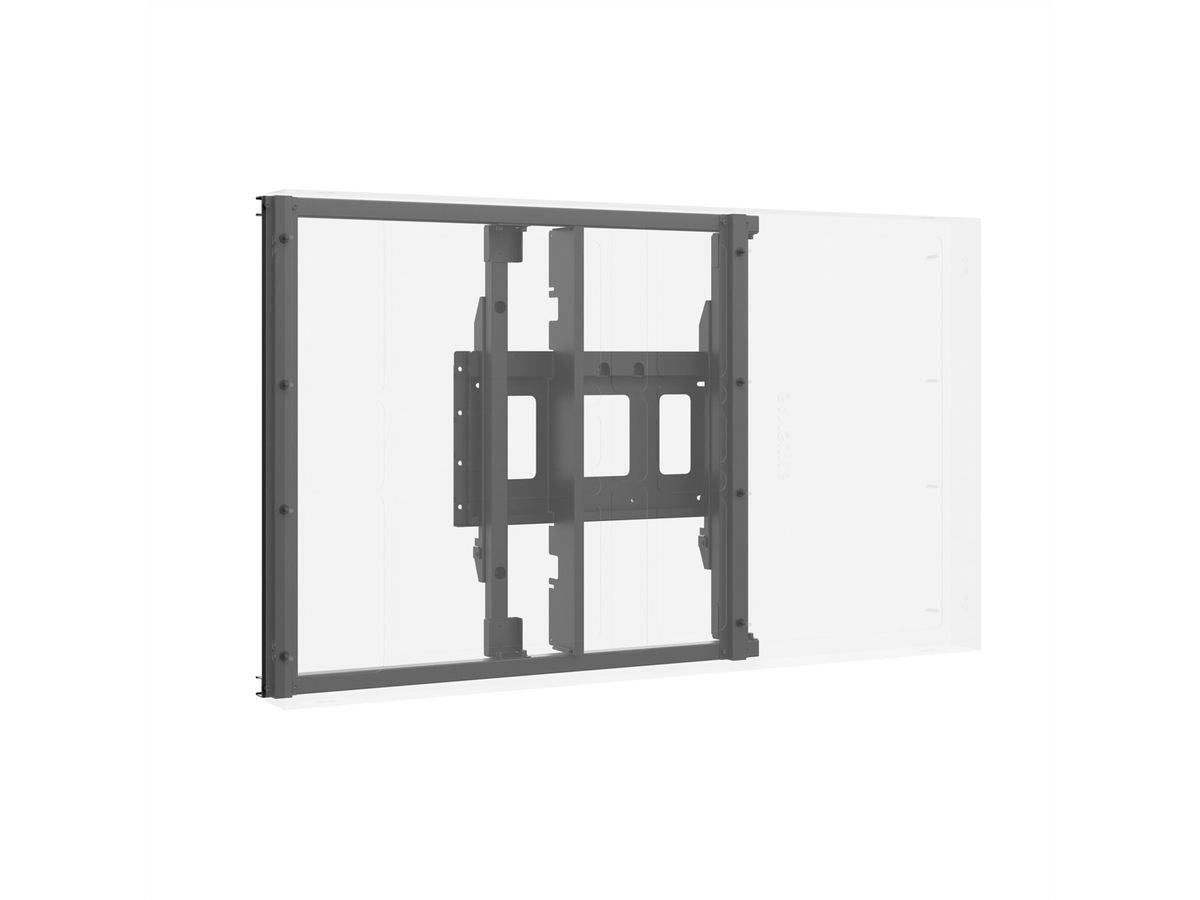 Hagor Wandhalter WH OH 75, Outdoor-Wandhalterung für Samsung OH 75, schwarz