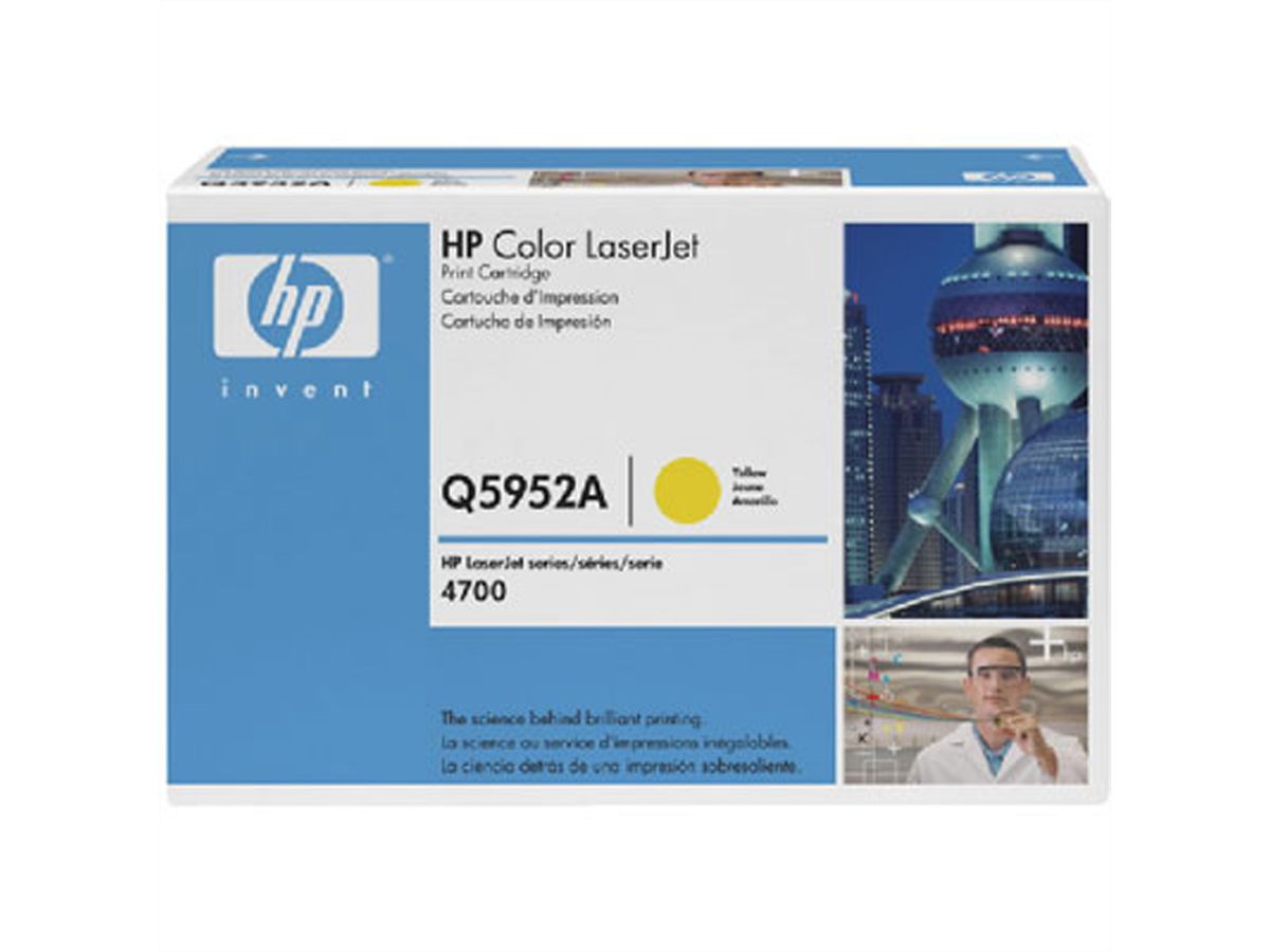 Q5952A, HP Color LaserJet Druckkassette gelb, ca. 10.000 Seiten