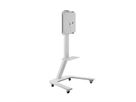 Hagor support mural ST SA Flip II 55, système de support mobile pour Samsung WM55H et WM55R, blanc
