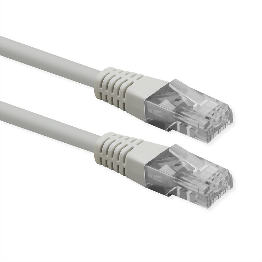ROLINE Cordon Cat.6 (Classe E), UTP, PoE, blanc, 2 m