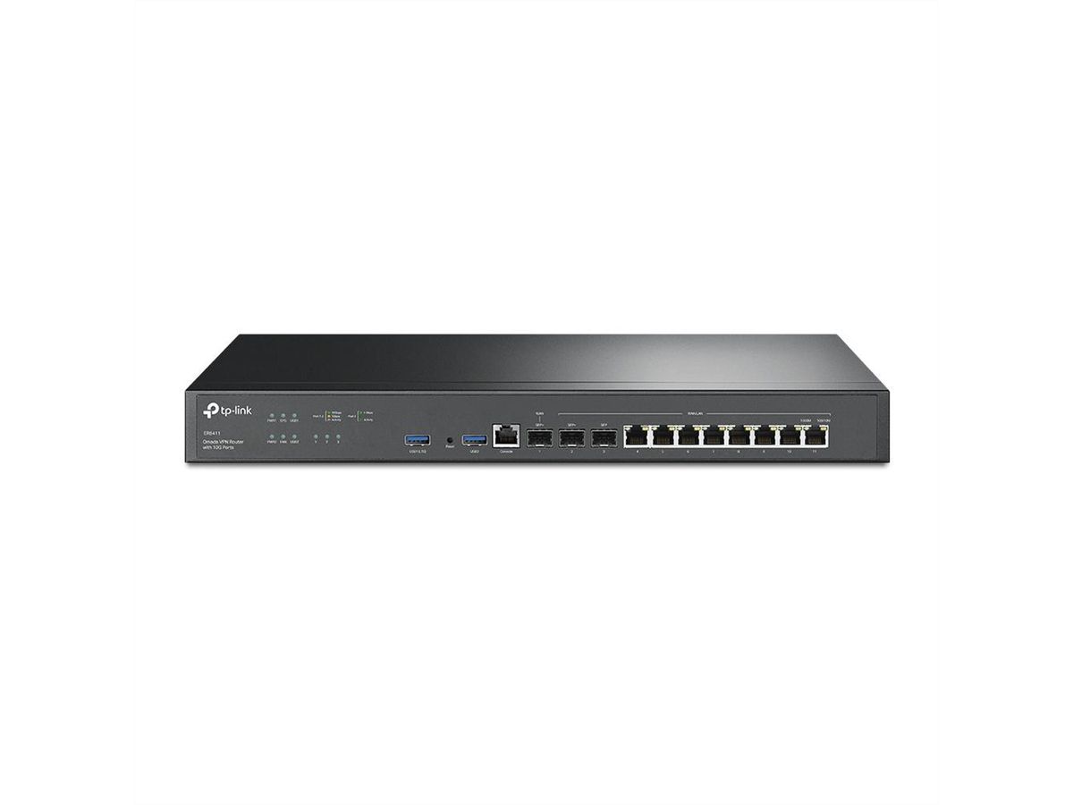 TP-Link ER8411 VPN Router , 1x 10G SFP+ WAN, 8x RJ45 LAN