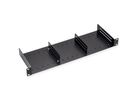 VALUE 19-Zoll-Fachboden mit 2 verstellbaren Teilern, 1 HE, schwarz