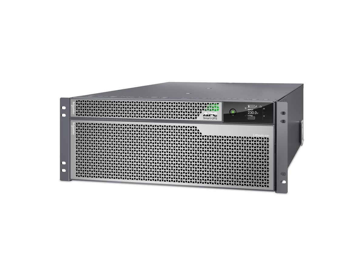 APC Smart-UPS Ultra On-Line Li-Ion SRTL10KRM4UI, 10KW, 4U Rack/Tower, 6xC13 & 6xC19, NMC
