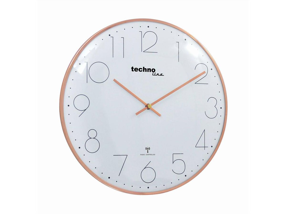 TechnoLine Funkwanduhr WT8240 Rosegold