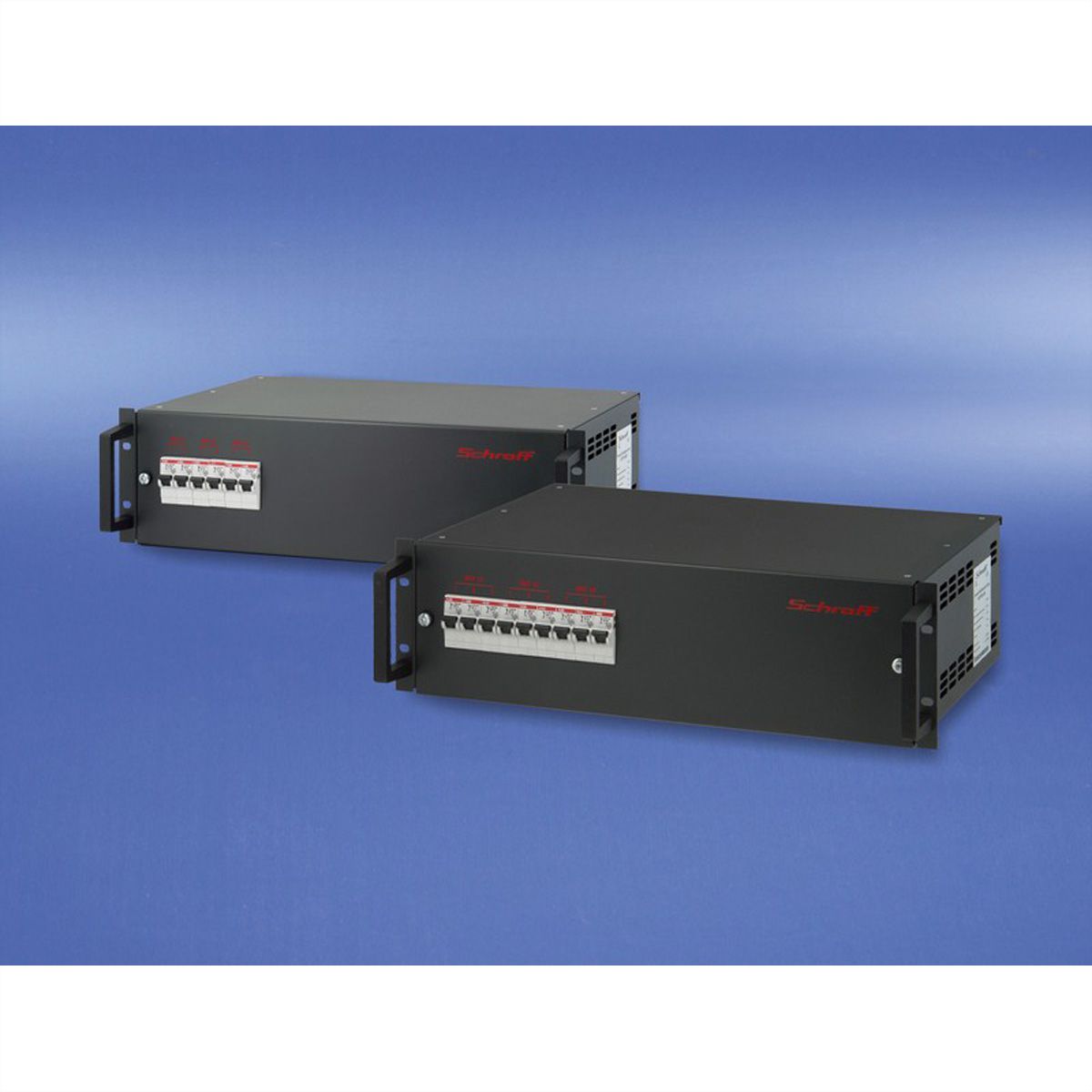 SCHROFF 19"-Stromverteiler, 3-phasig - 19"STROMVERT. 3HE 400V 32A