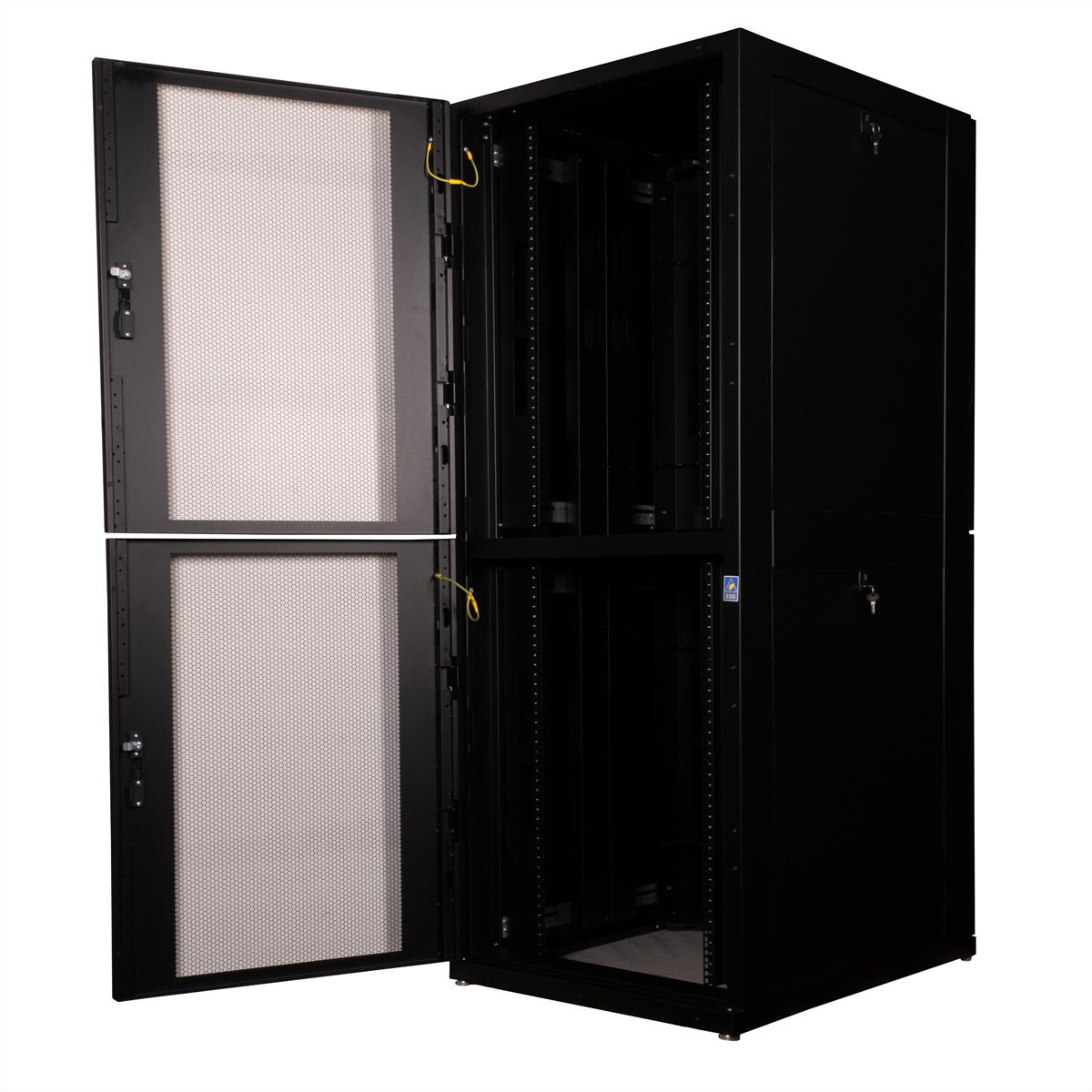 ROLINE Armoire de colocation 45U 800x1000mm, 2 compartiments, noir