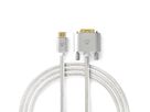 Nedis DVI vers HDMI, ST/ST, argent, 2 m