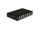 ROLINE Mini-Patchpanel, Cat.6A (Class EA), 6x RJ45, 0,5HE, geschirmt, schwarz