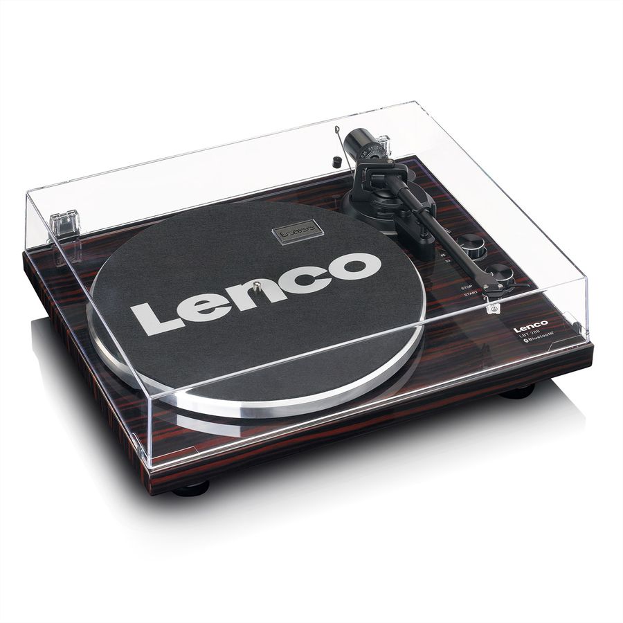 Lenco Platine vinyle LBT-288WA, noir / marron