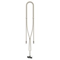 Aqiila Lanyard Lade- & Synckabel CC2, 60W, Typ C zu Typ C, Sand