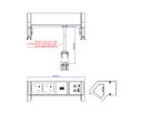BACHMANN DESK2 white 2xUTE 1xUSB A/C 22W 0,2m GST18