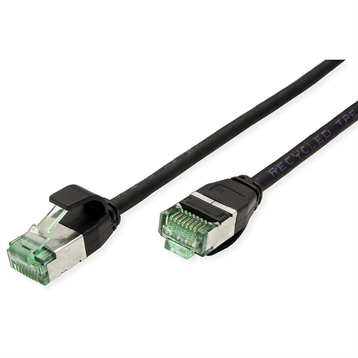 ROLINE RM Cordon DataCenter U/FTP Cat.6A (Classe EA), slim, noir, 2 m