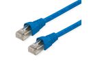 TELEGÄRTNER Patchkabel S/FTP, Cat.6A, LSOH, blau, 0,25 m