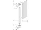 SCHROFF - Kit d'unité enfichable avec poignée d'extraction de type 2, non blindé, gris, 6 U, 6 HP