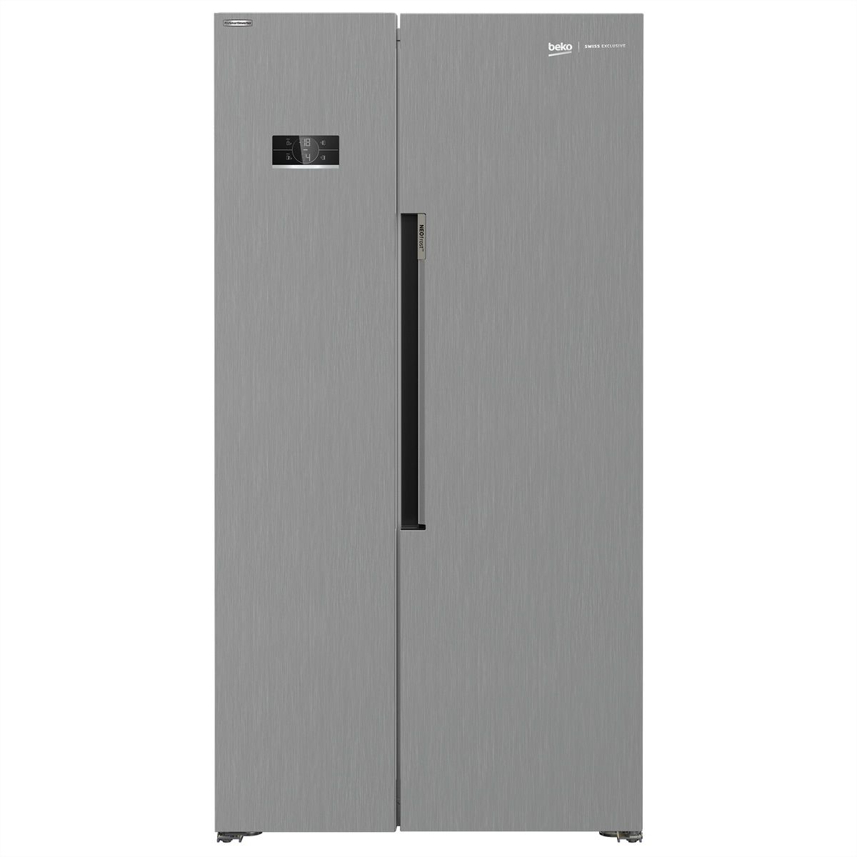 Beko Side by Side GN163140PTCHN, 558l, No Frost, silber, ohne Wasser/IceMaker