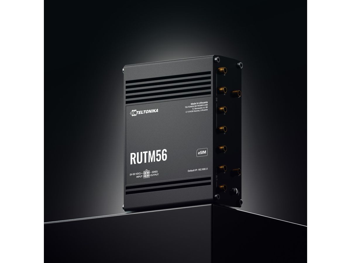 TELTONIKA Routeur RUTM56 avec modem 5G et 4G Cat 4