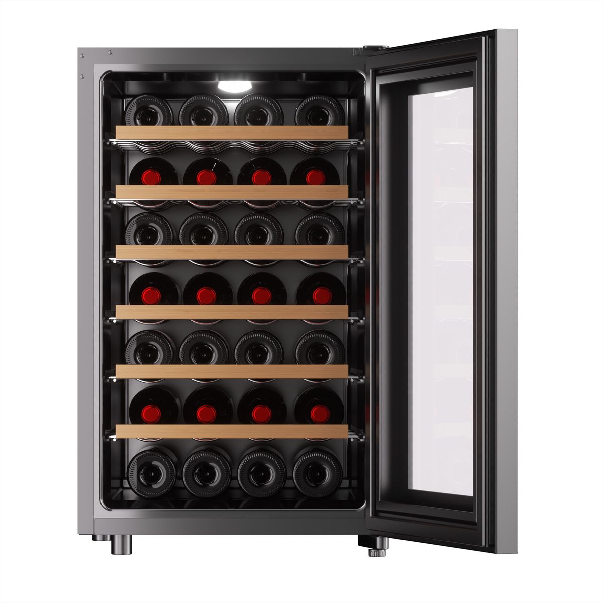 Climadiff Weinkühlschrank CUVEE28, Freistehend, 1 Zone, 28 Flaschen