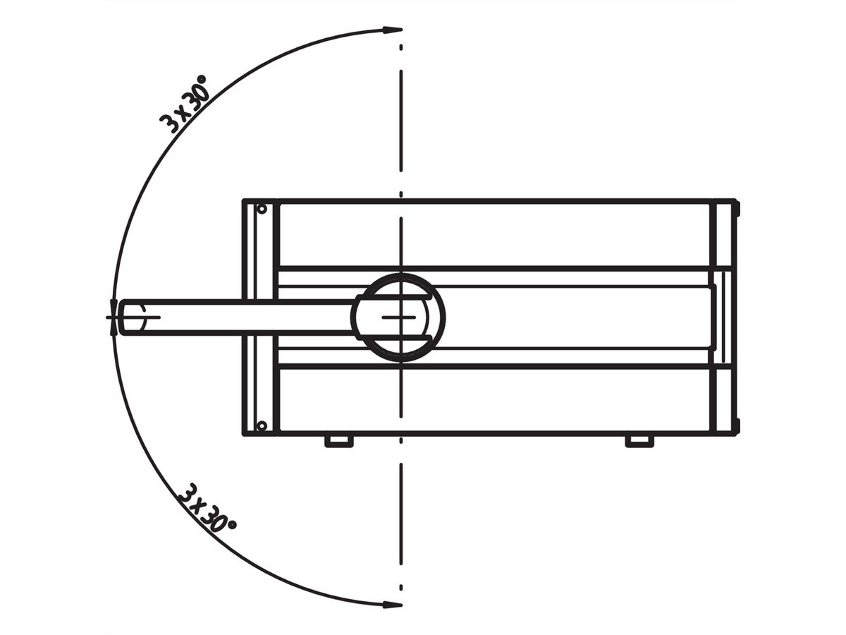 SCHROFF RatiopacPro Kit d'assemblage poignée basculante, 3 U, 42 CV, 435 mm