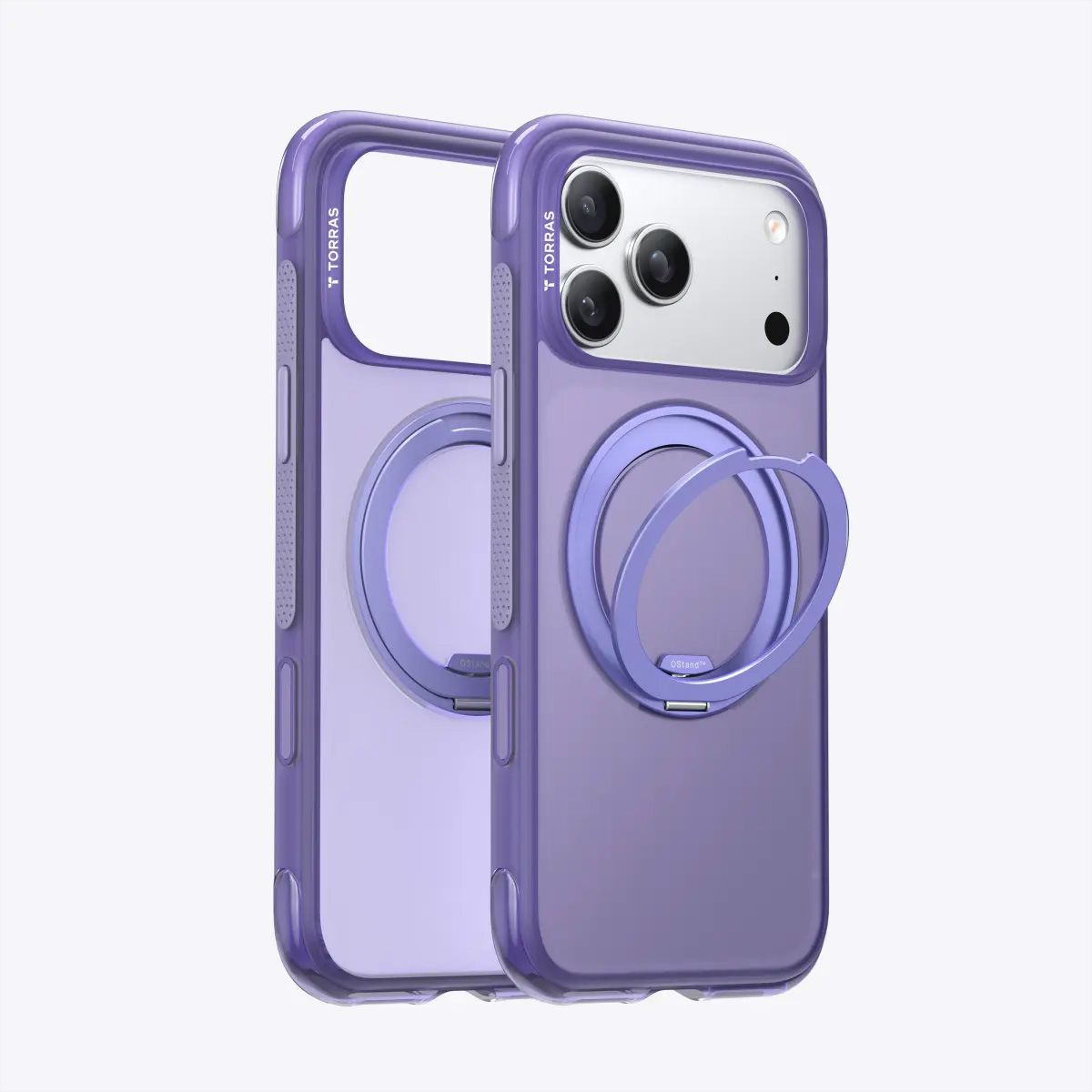 Torras Ostand O3 Air Case, iPhone 17 Pro Max, pourpre
