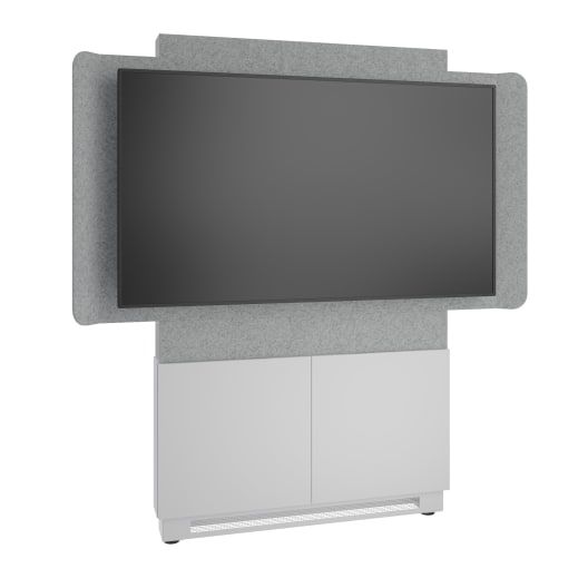 Middle Atlantic Products FM-DS-4875FW-AD8W TV-Halterung 139,7 cm (55") Grau, Silber, Weiß