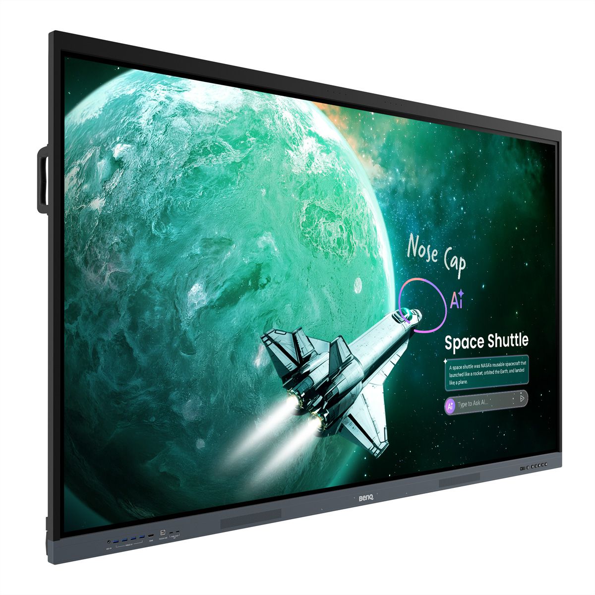 BenQ Interactive Display RE7505 75", 4K UHD, 500 Nits, 50-Punkt-Touch