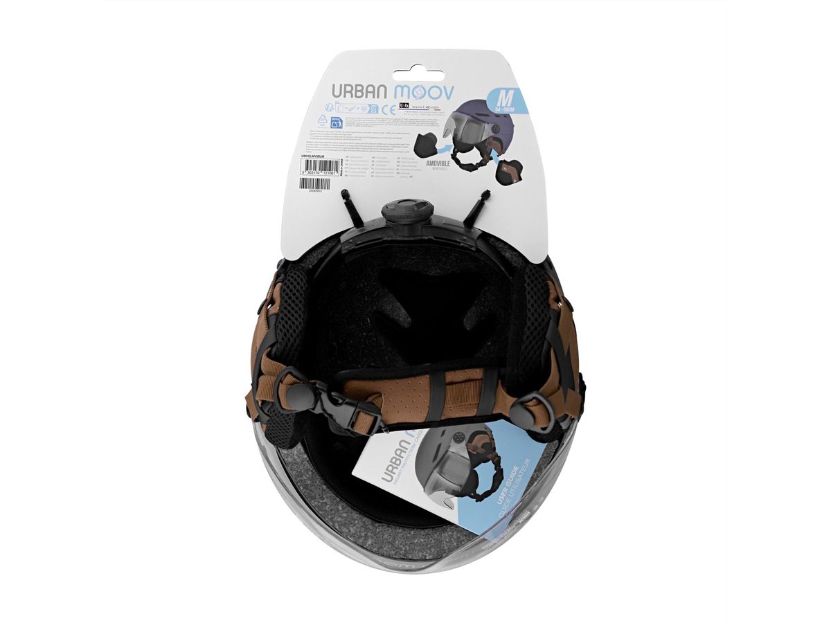 T'NB Schutzhelm UMHELMVSBLM M schwarz, ink. Visier & Kapselgehörschutz