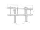 Hagor Système de stand CPS Floor-Wall/bolt down 2x 75-86