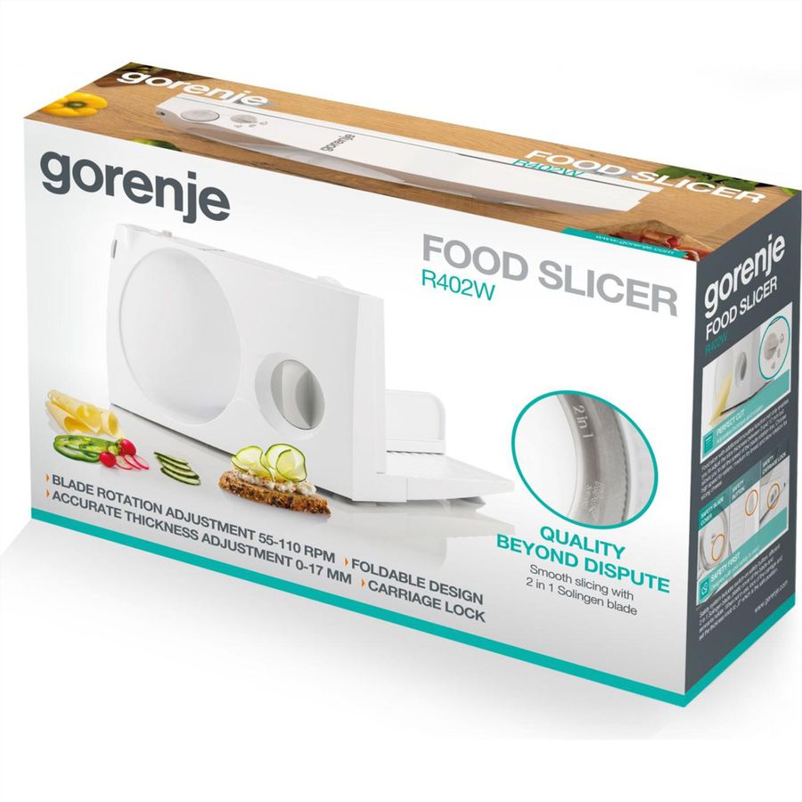 **Retoure**Gorenje Food Slicer R402W, weiss