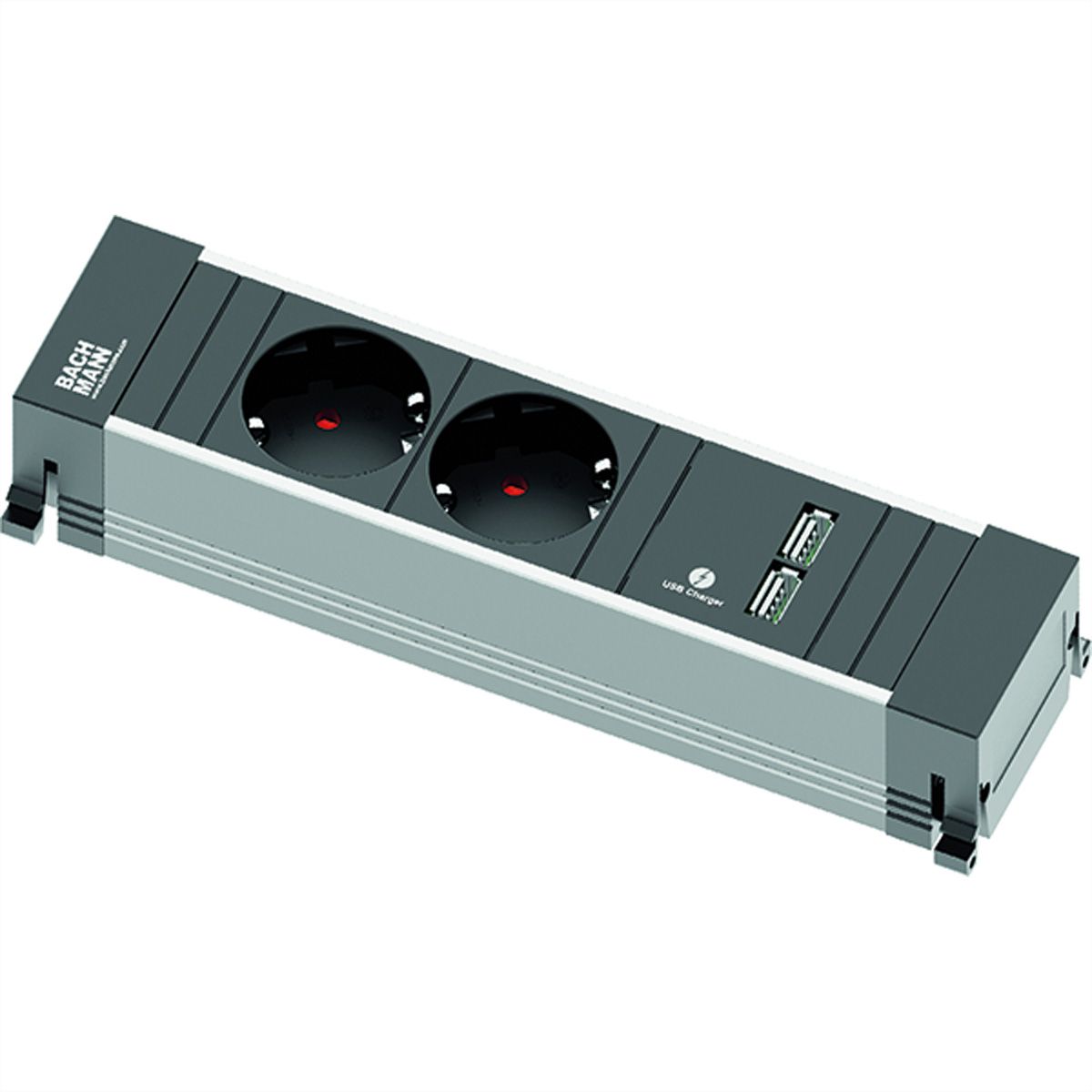 BACHMANN POWER FRAME Small 2x contact de protection 1x USBCharger