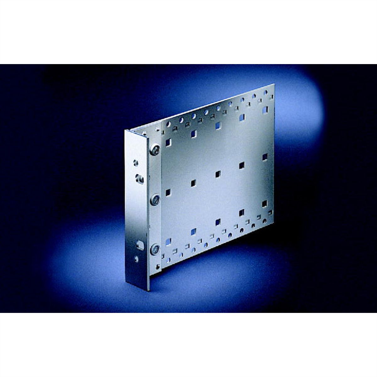 Panneau latéral EuropacPRO SCHROFF pour joint en acier inoxydable, type H, trous de poignée, 6 U, 175 mm