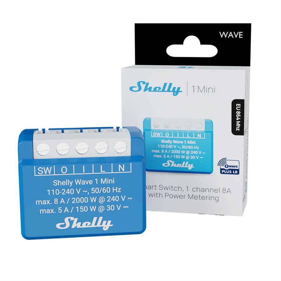 Shelly Schaltaktor Wave 1 Mini LR