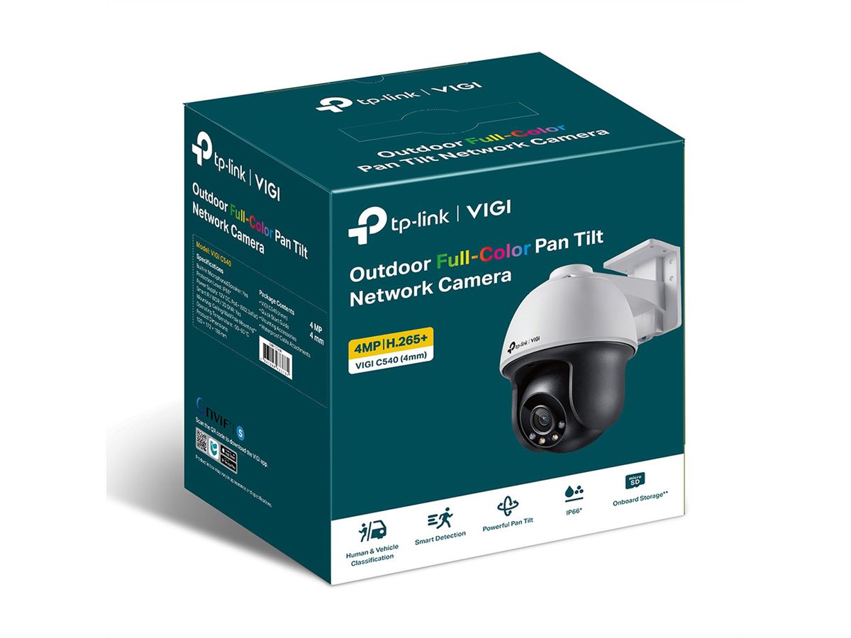 TP-Link VIGI C540(4mm) PT-Kamera 4 MP, 79°, IR-LED 30m