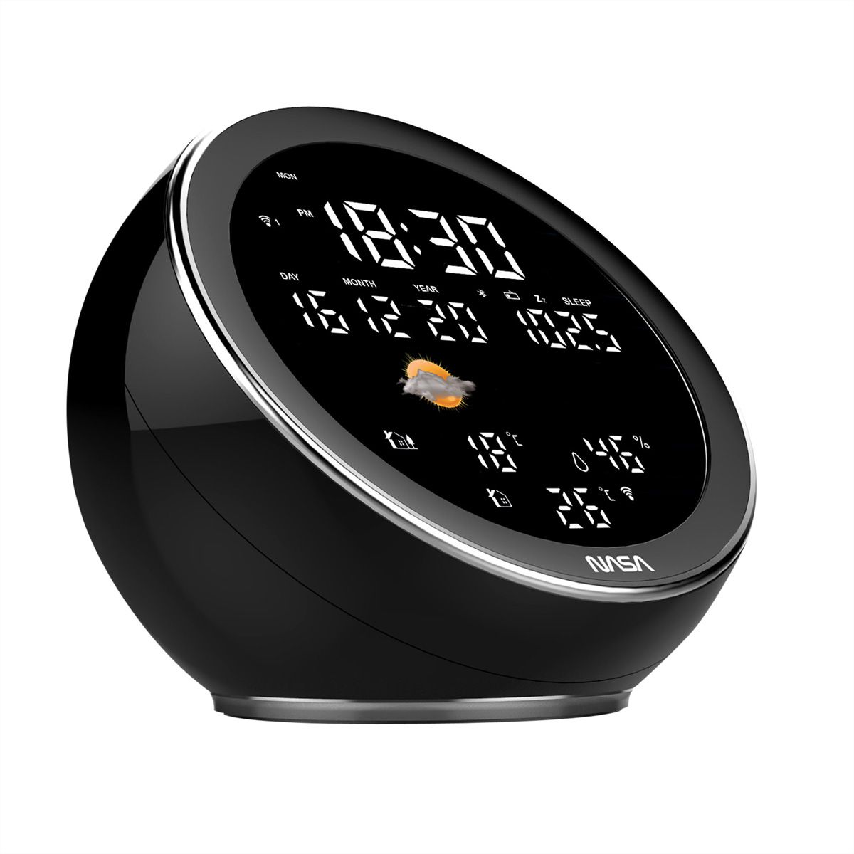 Nasa Wetterstation WSP1500, schwarz, Bluetooth Speaker