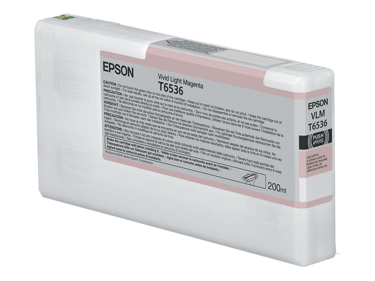 Epson T6536 Vivid Light Magenta-Tintenpatrone (200 ml)