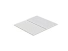 VELCRO® Bandes 50x100mm x 2 blanches, crochets&velours autocollants extra fort