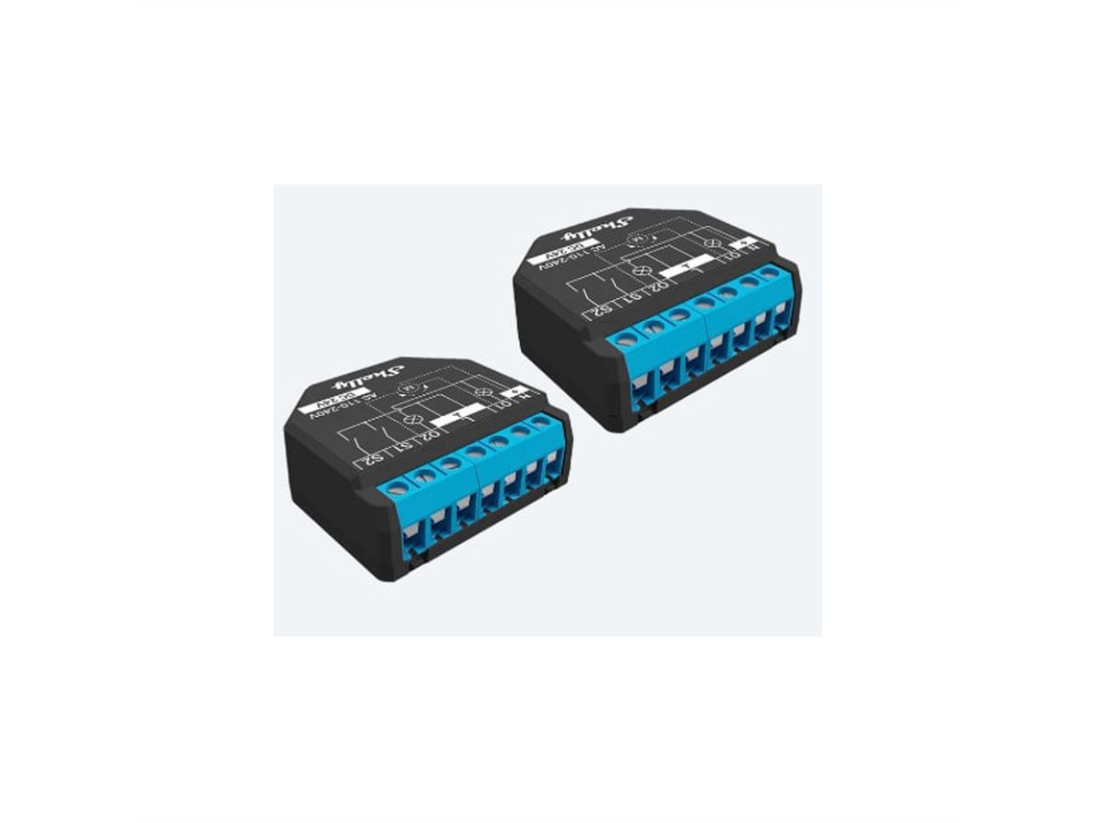 Shelly  Actionneur de commutation Plus 2PM (Dual pack)