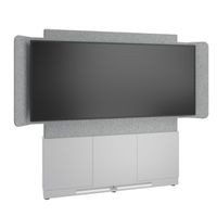 Middle Atlantic Products FM-DS-6675FW-KD8W TV-Halterung 2,06 m (81") Grau, Silber, Weiß